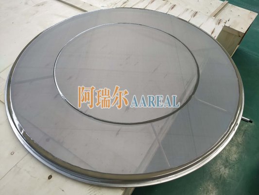 पाउडर कोटिंग सिंगल लेयर SUS 1200mm अल्ट्रासोनिक वाइब्रेटिंग स्क्रीन