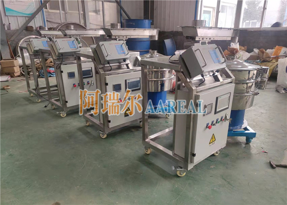 खाद्य ग्रेड स्टेनलेस स्टील पाउडर के लिए बुद्धिमान फ़ीडिंग और स्क्रीनिंग सिस्टम