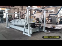 3 डेक के साथ सर्कुलर मोशन घुमावदार स्क्रीन स्टेनलेस स्टील केबल निलंबन स्थापना