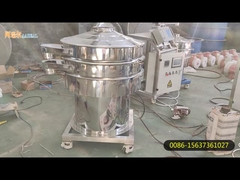 ठोस पाउडर पेंट रोटरी सिफ्टर स्क्रीन गोल कंपन स्क्रीन विभाजक